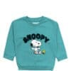 Cute Baby Snoopy Light Fleece Sweatshirt - Light Green