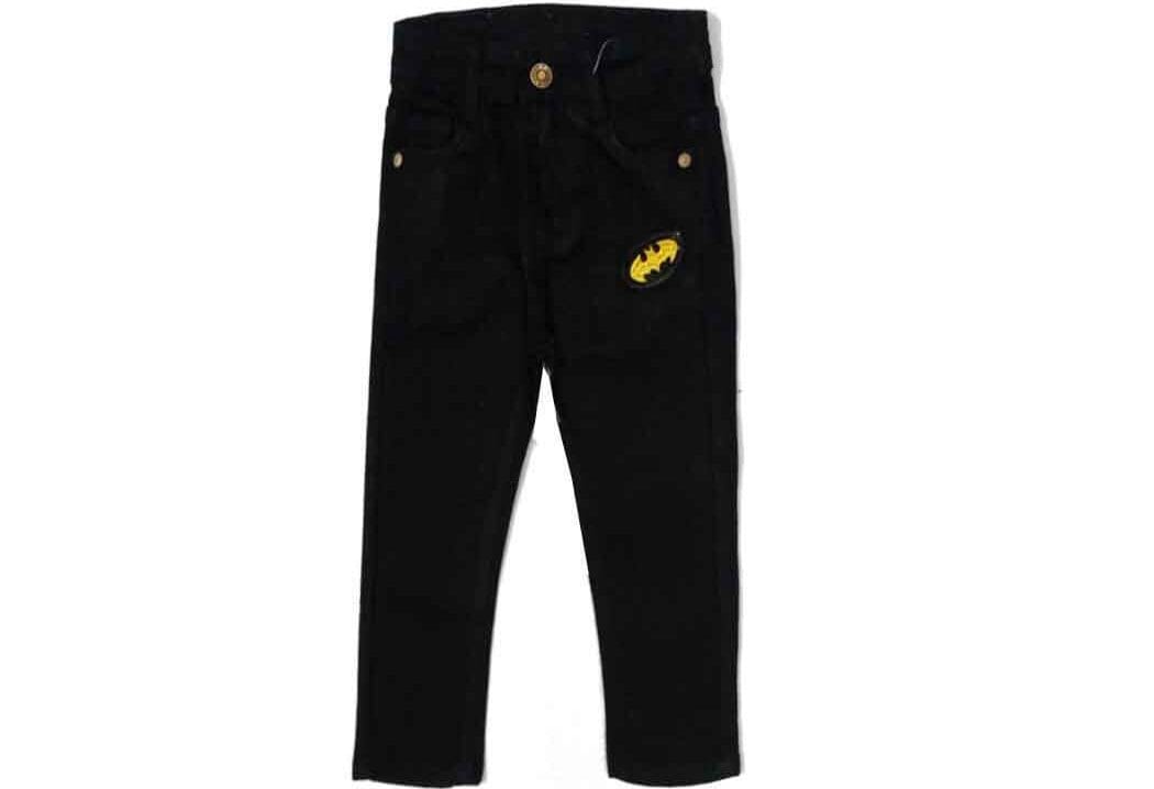 Batman Logo Denim Pant - Black