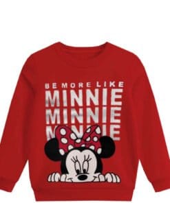 Be More Like Minnie Fleece Sweatshirt - Red