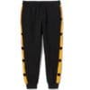 Black Mini Hearts Fleece Trouser - Black