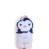 Penguin Hooded Bath Towel - Baby Pink
