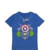 Captain America Power Tee Shirt - Sapphire Blue