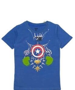 Captain America Power Tee Shirt - Sapphire Blue