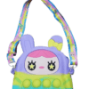 Doll Popup it Bubble Silicone Kids Purse- Purple MC