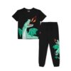 Dragon Fire Tee & Trouser - Black