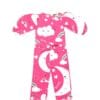 Dreams Clouds Puff Sleeves Jumpsuits - Pink