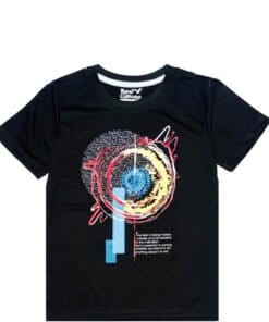 Galaxy Art Work Tee Shirt - Black