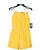 Yellow & White Stripes Jumpsuit - Lime Yellow