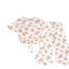 Beautiful Floral Fish Cut Top & Trouser - Off White