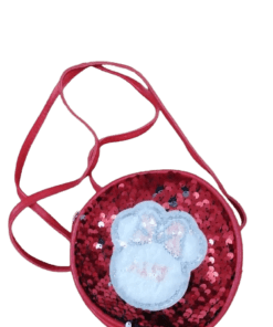 Kitty Sequence Kids Purse- Red