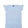 Mini Hearts Raining Tee Shirt - Sky Blue