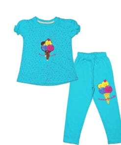 Summer Sequence Candy Friends Tee & Trouser - Aqua