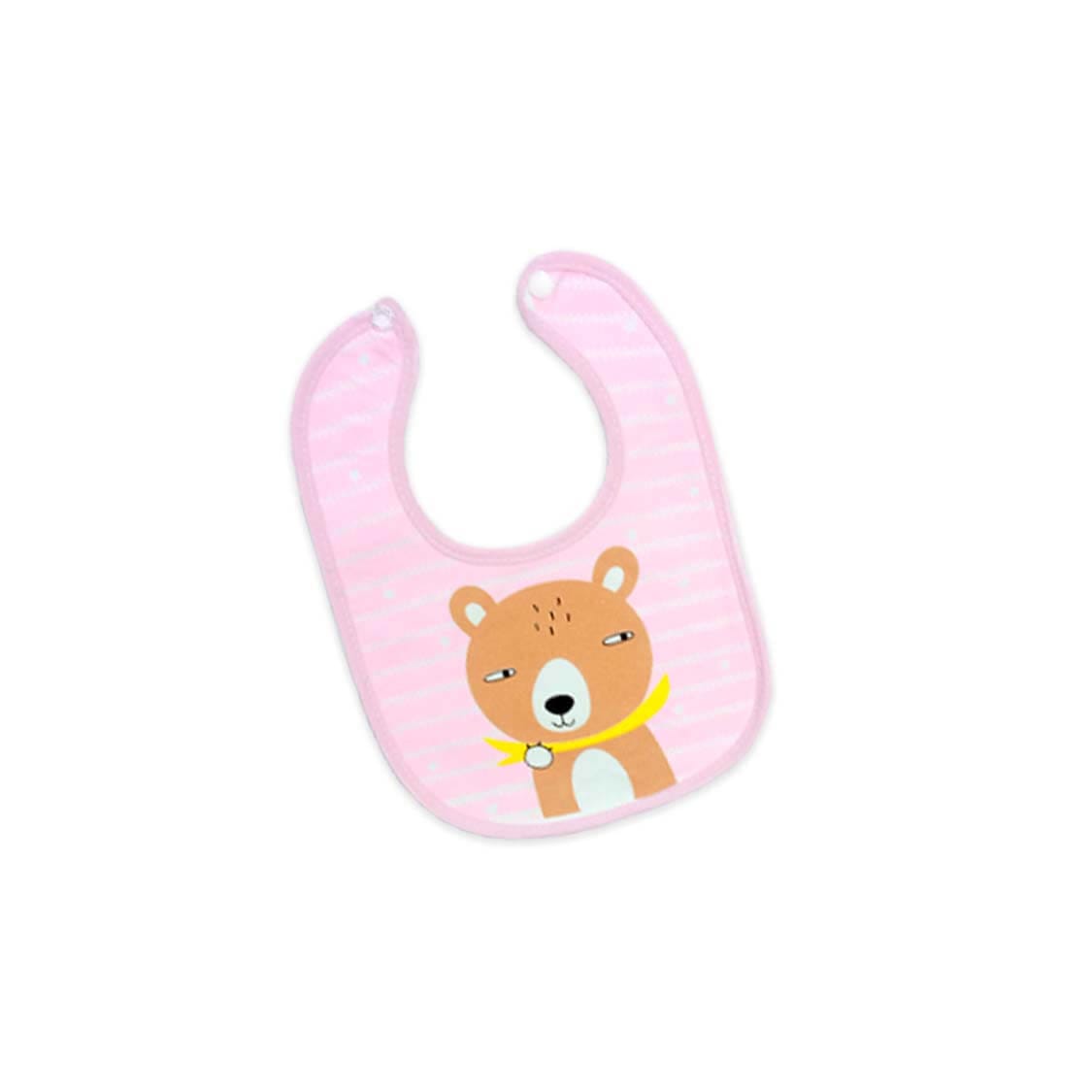 Thin Plastic Imported Baby Bib - Pink 1