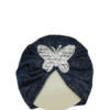 Baby Moonlight Butterfly Motifs Turban Cap Elastic Stretch - Taquise