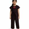Red Chilli Short Sleeves Jumpsuit - Black