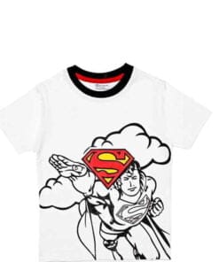 Flying Superman Tee Shirt - White
