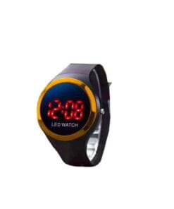 Golden Ring Silicon starp Digital watch