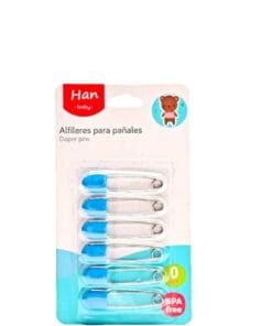 Han Baby Multi-purpose Baby Safety Pin Pins 6 Pcs -Blue