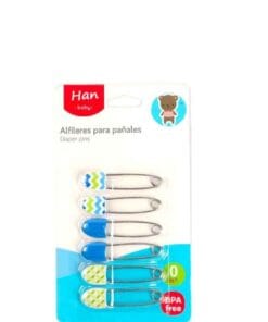Han Baby Multi-purpose Baby Safety Pin Pins 6 Pcs - Multi Blue