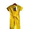 Honey Bee Short Sleeves Jumpsuit - Yellow