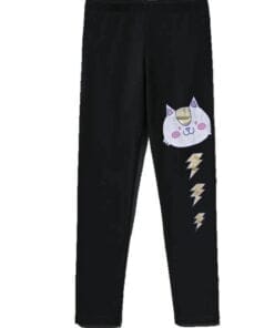 Kitty Golden Spark Cotton Lycra Tights - Black