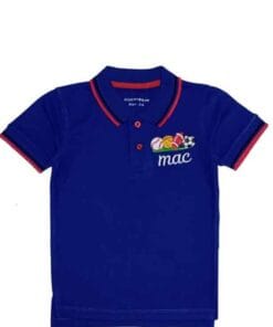 MAC Football Polo Shirt - Royal Blue