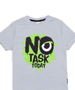 No Task Today Tee Shirt - Gray