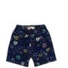 Safari Funky Denim Shorts - Navy Blue