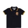 Thor Mustard Tipping Coller Polo Shirt - Black