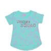 Unicorn Squard Tee Shirt - Sea Green