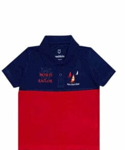 Board Saflor Double Penal Polo Shirt - NAvy & Red