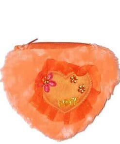 Love Flowers Mini Purse For baby Girl - Orange