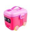 Portable Cartoon Mini Bus Milk Powder Container - Pink