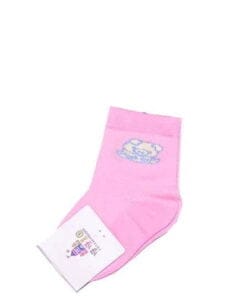 Baby Bear Cotton Socks - Pink