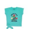 Grow With The Flow Sequins Tee Shirt - Sea Green