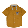 Mickey Life Is Fun Casual Shirt - Mustard