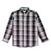 Plaid Check Long Sleeve Casual Shirt - Grey