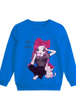 Take a Break Fleece with Sequin Sweatshirt - Ferozi