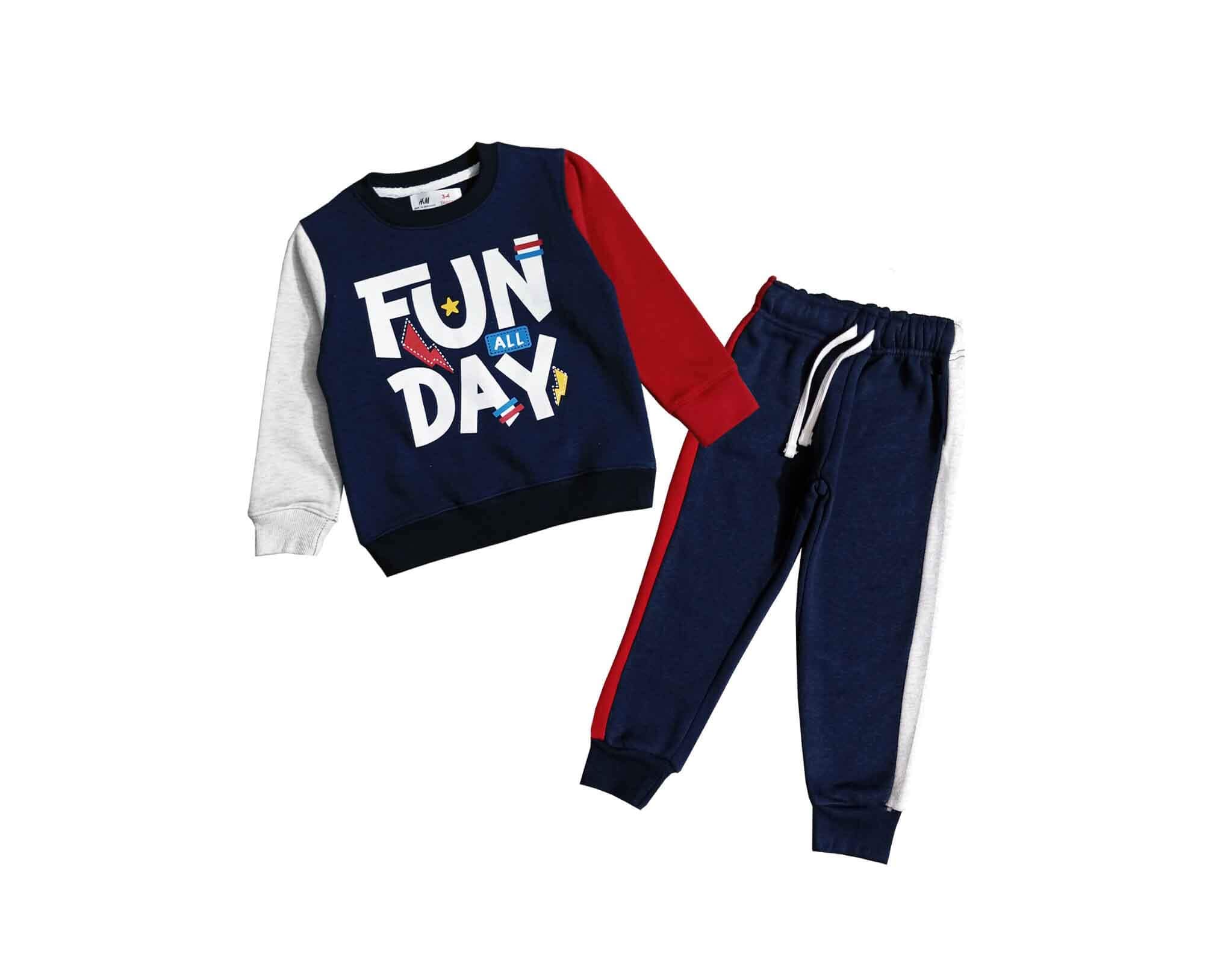 Fum All Day Penal Fleece Tracksuit - Navy Blue 1