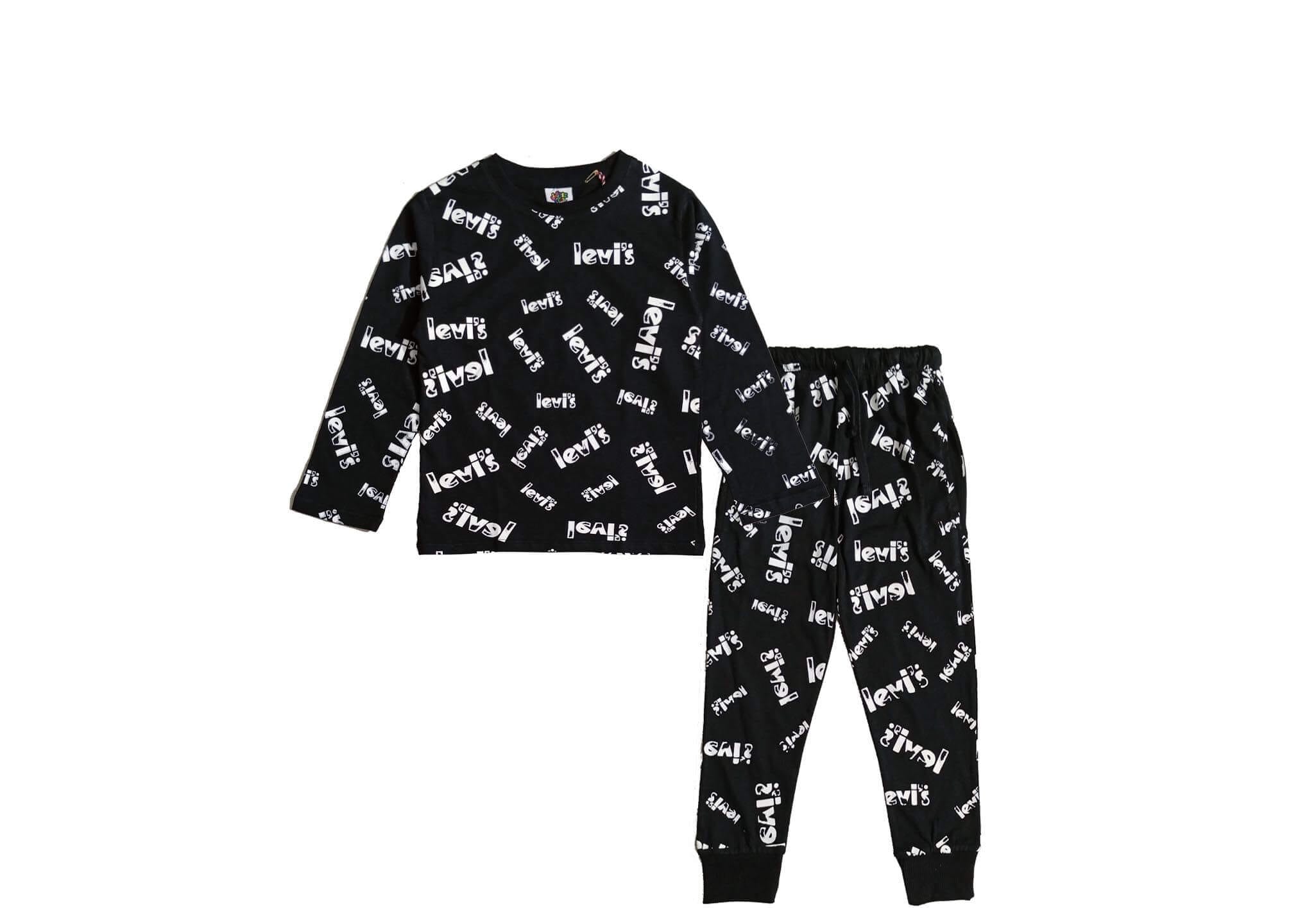 LVS Premium Full Sleeves Tee Shirt & Trouser - Black