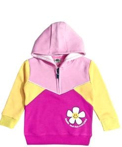 Smile & Fun Everyday Penal Hood- Pink Yellow & Shocking Pink