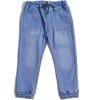 Square Cross Pocket Joggers Denim Pant - Sky Blue