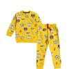 Varsity Football Team Fleece Tracksuit - Yellow
