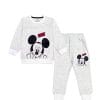 Shy Mickey Mouse Fleece Tracksuit - Light Gray