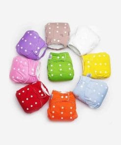 Reusable Adjustable Baby Premium Cloth Diapers Age 0-24 Months
