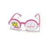 Happy Bear Round Flip Sunglasses - Pink