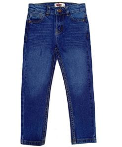Classy Narrow Fit Denim Pant - Mid Blue