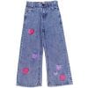 Dancing Heart Flare DEnim Pant - Ice Blue