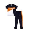 Enjoyable Cross Penal Tee & Trouser - Black
