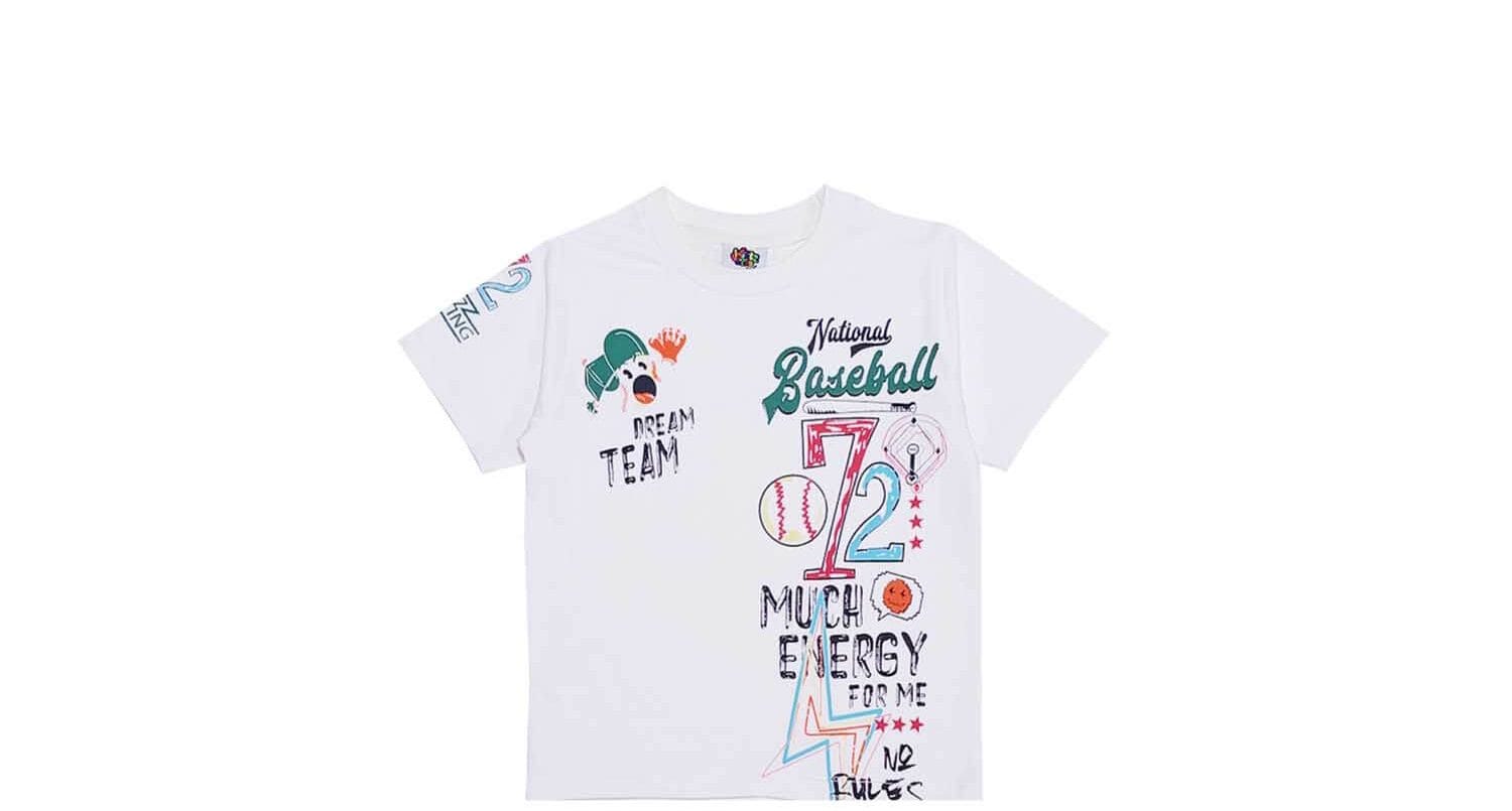 National Baseball Team Tee Shirt - White